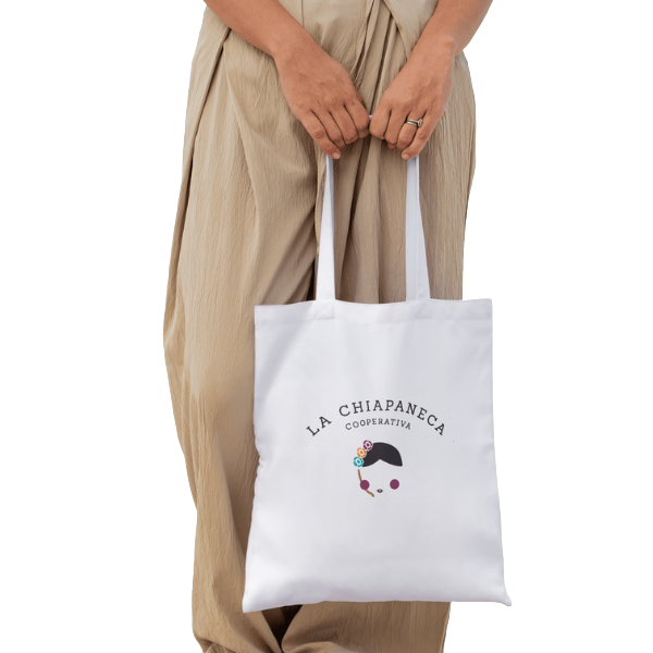 La Chiapaneca long-handled cotton bag