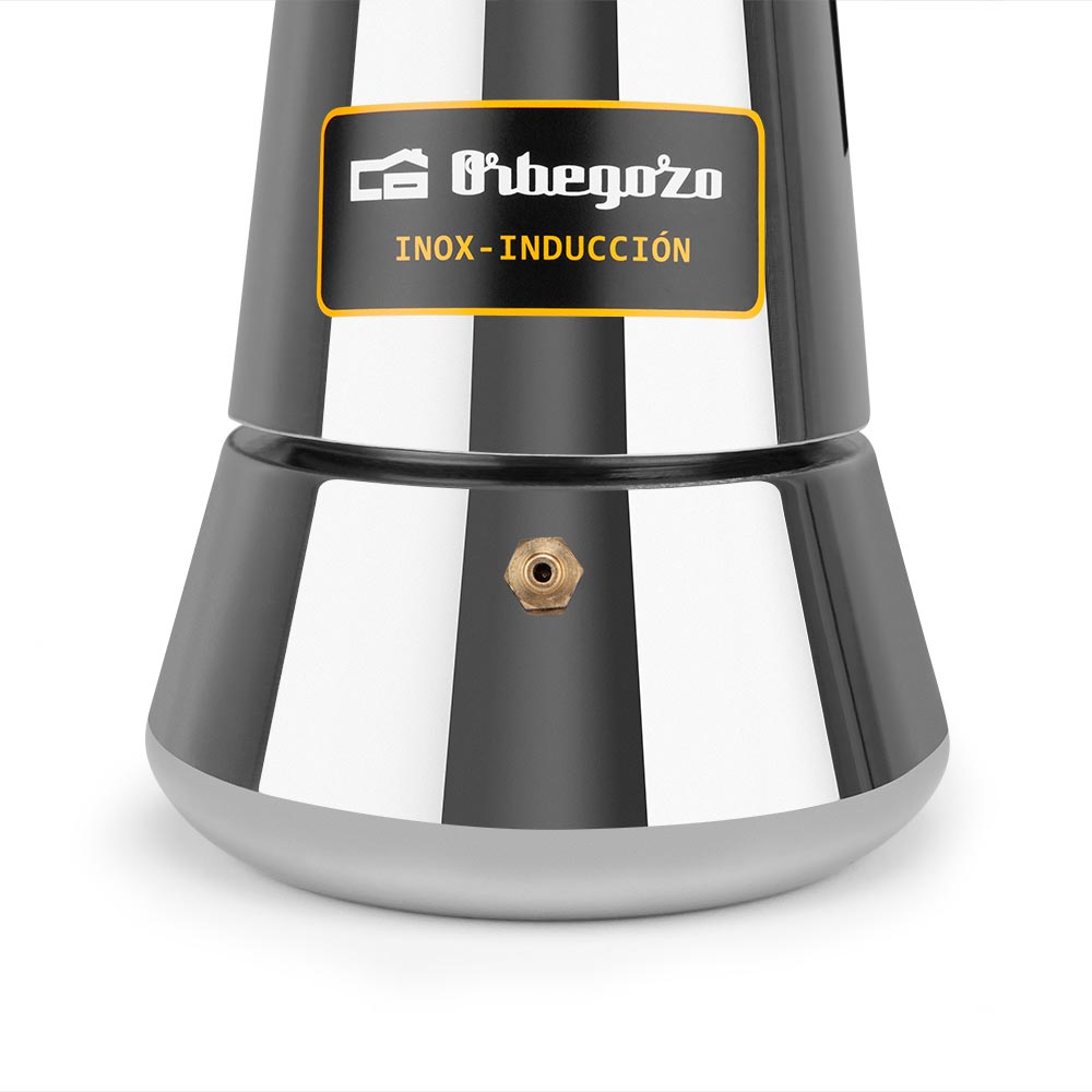 Orbegozo KFI 660 - Cafetera Italiana de Acero Inoxidable 6 Tazas