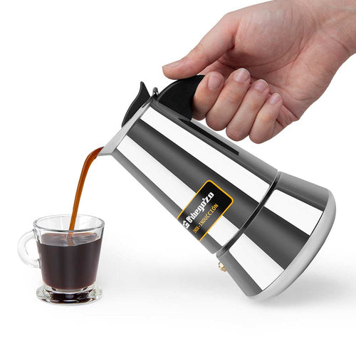 Orbegozo KFI 660 - Cafetera Italiana de Acero Inoxidable 6 Tazas